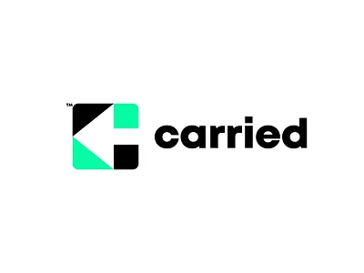 Carried - Logo Design arrow logo branding c logo clever logo delivery logo design famous logo graphic design illustration logo logo design logo for sale minimal logo minimalistic logo negative space logo newtreenoh package logo popular logo smart logo vector