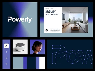 Powerly IoT Branding brand brand guidelines brand identity brand sign brand strategy branding graphic design halo lab identity iot logo logo design logotype marketing packaging visual identity