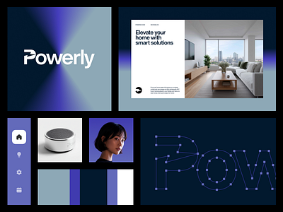 Powerly IoT Branding brand brand guidelines brand identity brand sign brand strategy branding graphic design halo lab identity iot logo logo design logotype marketing packaging visual identity