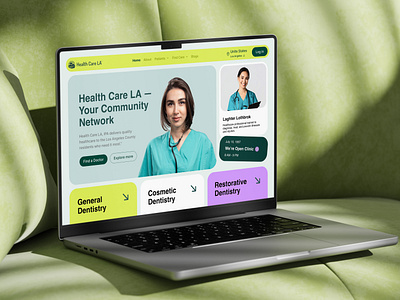 Healthcare Website UI Design consultation health healthcare healthcare landing page healthcare web design healthcare website hospital landing page medical medical care medical service website medical website medicine modern website telemedicine ui uiux ux web design website