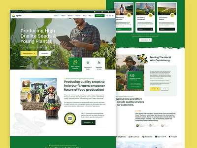 Agriko Modern Agriculture agriculture business agritech startups agritourism business cattle farm corporate creative eco farm farm products store farming healthy food livestock organic farm organic food organic products store smart agriculture ui