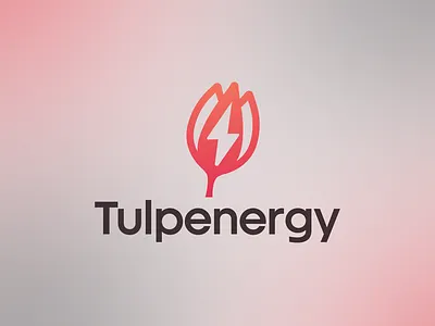 Electric brand logo branding creative electric logo environmental logo flower logo green energy logo logo design logodesign negative space negative space logo solar logo tulip