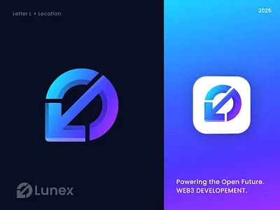 Day - 5 ( Web3 Tech logo Design ) app icon branding branding design creative logo design challenge geometric logo gradient logo l logo letter l location logo logo logo design logo designer logo mark logotype minimal logo modern logo tech logo web3 logo
