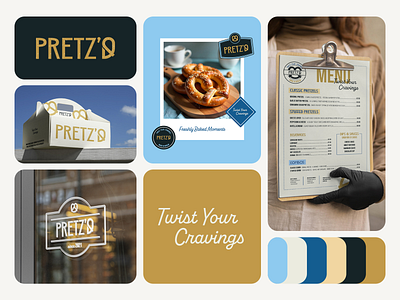 Pretz'd, Visual identity adobe design adobe illustrator adobe photoshop brand designer brand identity branding design graphic design graphic designer graphics illustration logo typography vector visual identity