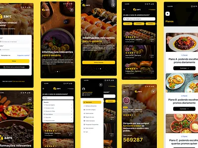 Concept for a Zarc company client branding creative design designer ui ux