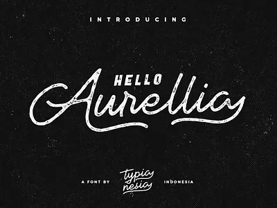 Aurellia Vintage aurellia vintage branding handcraft quote handmade hipster lettering classic logo monoline swash motion graphics retro urban script display signature stamp fonts textured vintage vintage font vintage lettering