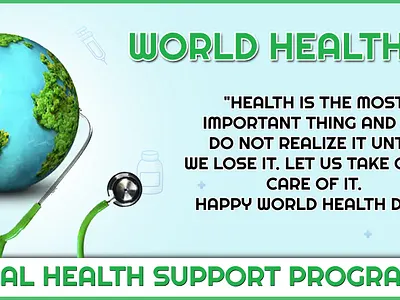 World Health Day Ad Design ad design graphic design post design