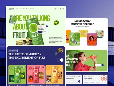 IZZE E-commerce — Modern UI/UX Design for Beverage Store appdesign ecommerce ecommercedesign interactiondesign mobile mobiledesign modern productdesign prototype ui uidesign uiux userexperience userinterface ux uxdesign web webdesign website wireframe