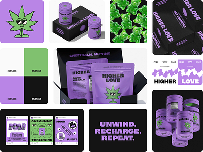 HIGHER LOVE | Branding | Packaging 3d 3d mockups brand design branding design graphic design identity identity design illustration logo logo design packaging packaging design