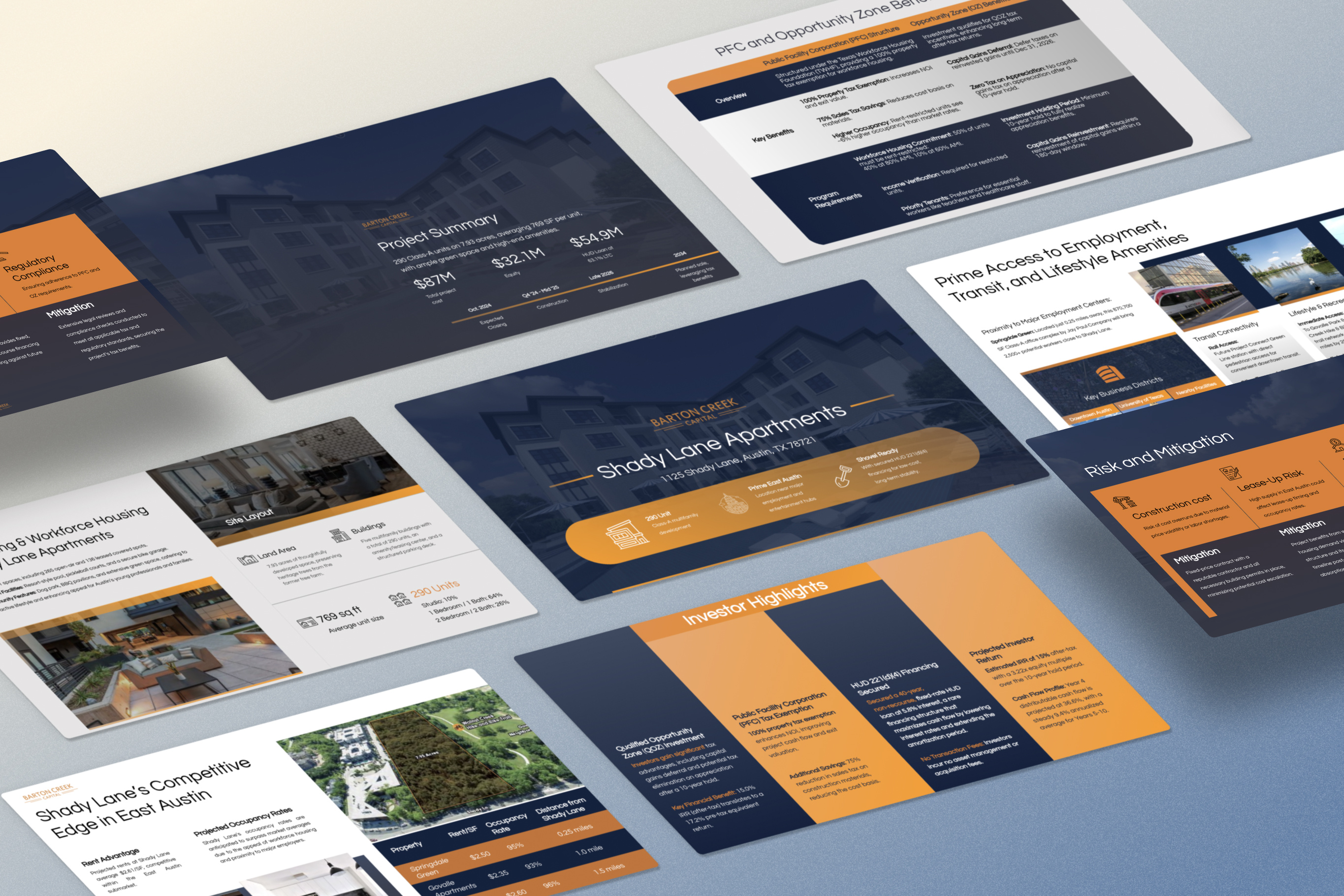 Example of Real Estate Pitch Deck Design 
