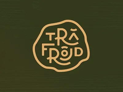 Träfröjd Wordmark Logo branding forest graphic design logo tree wood wordmark