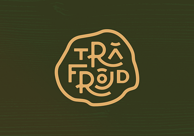 Träfröjd Wordmark Logo branding forest graphic design logo tree wood wordmark