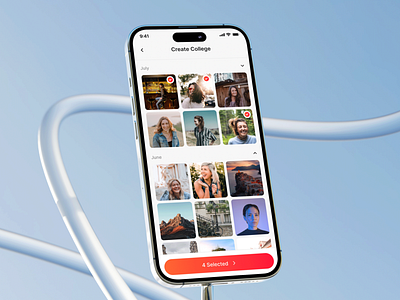 College Screens for Photo Editing App 📸 animation app design app ui branding clean college screens design design design agency illustration minimal mobile app mobile app design mobile app ui photo editing app ui ui ux designer ux ux design web design website design