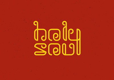 Holy Soul Wordmark Logo branding graphic design logo typography wordmark