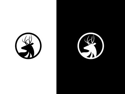 deer agency animal brand branding deer design identity illustration l line logo luxe new outline