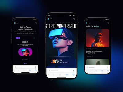 VR SaaS Landing Page Design figma landing page landing page design popular design saas saas landing page ui design virtual reality vr vr website
