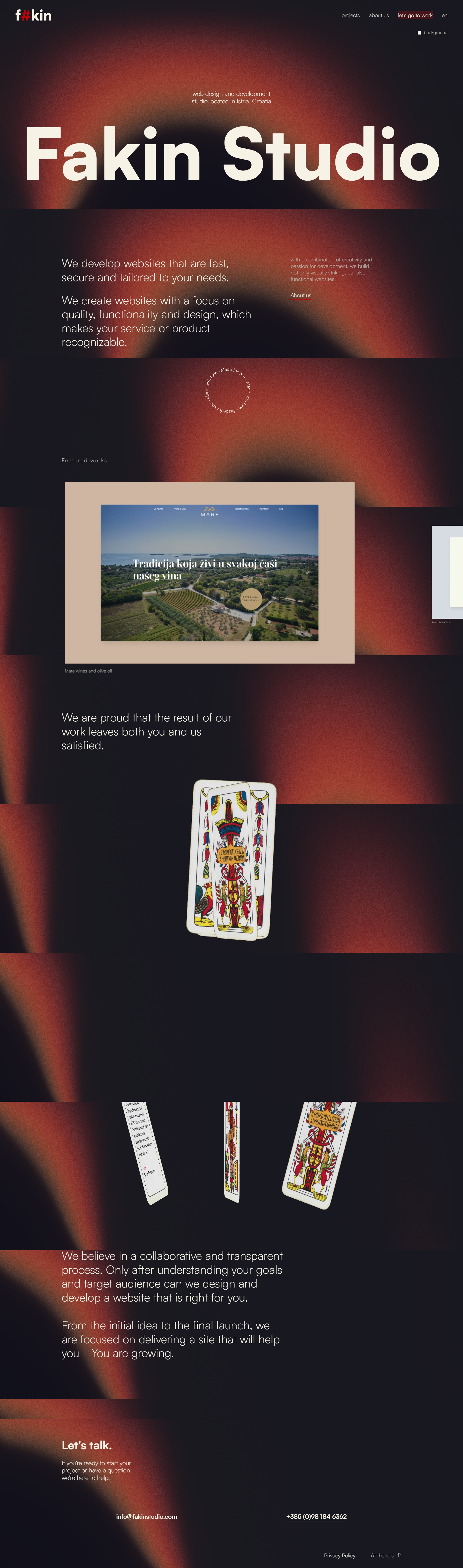 Studio Portfolio Website 2026 website design ai website animation branding css3 html portfolio html5 js personal personal portfolio portfolio portfolio design responsive design responsive website design studio website ui web content web designer web developer website design