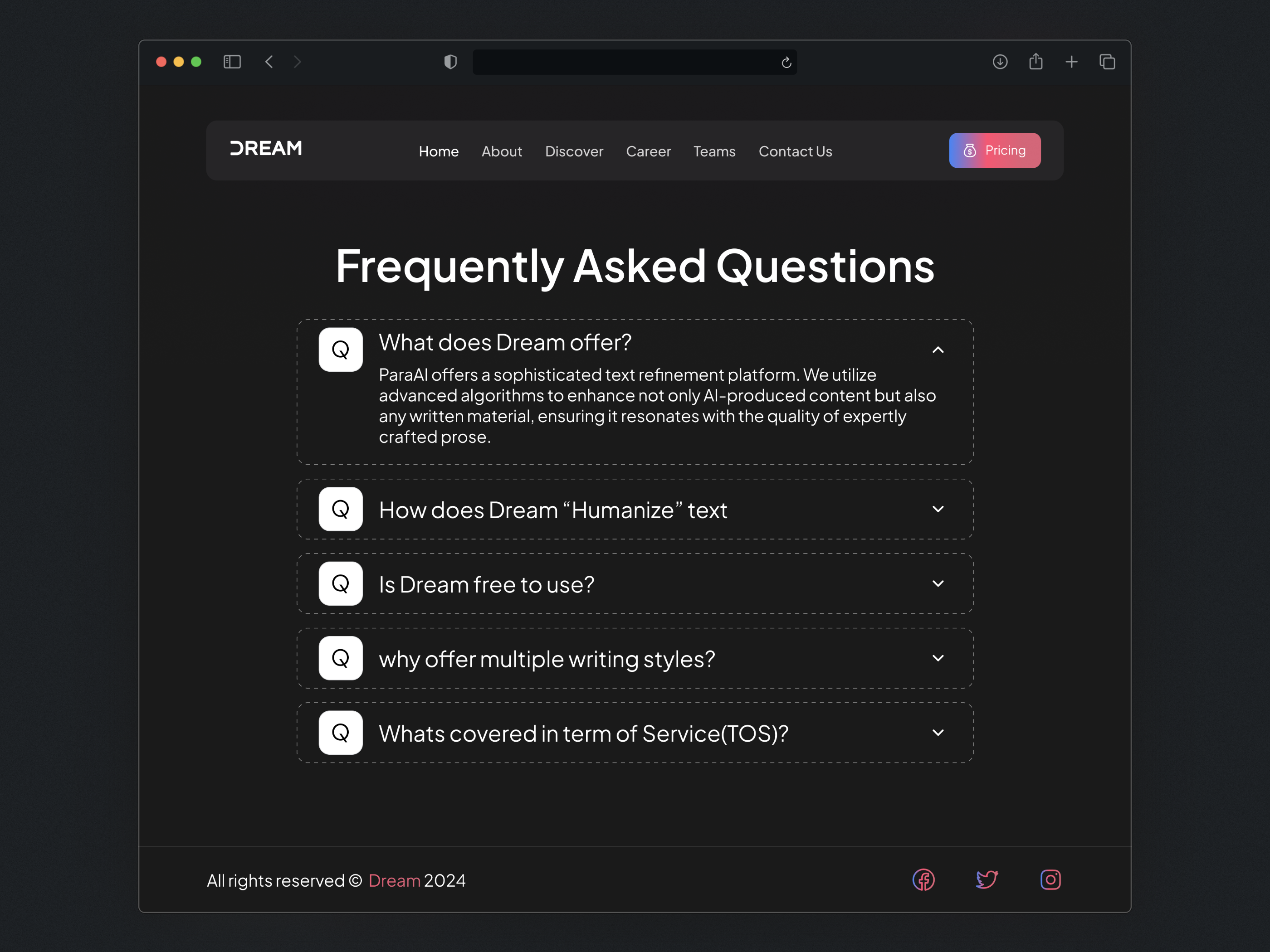 Frequently Asked Questions (FAQs) UI Design by UIOVIA ® on Dribbble