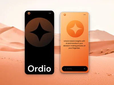 Ordio - AI ai app chatbot mobile ordio ux