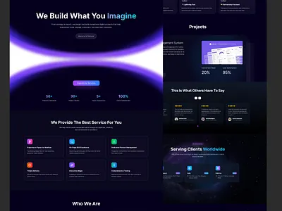 Company Landing Page adobe xd adobexd application branding design figma graphic design illustration interaction interface landing page logo mobileappdesign ui uiux ux web appllication website website design