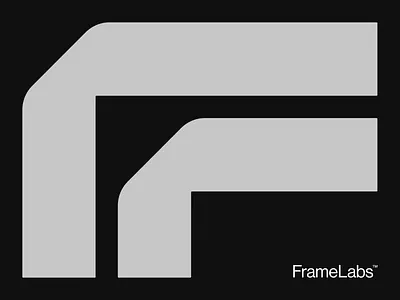 FrameLabs Logo Design bold brand design brand identity brand system branding business card confident icon logo logo design logotype minimal modern stationery symbol tech technology techware visual identity wordmark