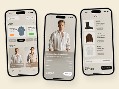 Fashion E-commerce App Onboarding app design app interface application ui ecommerce fashion app mobile app mobile app design mobile app ui mobile ui modern app ui popular retail ui ui ux ux