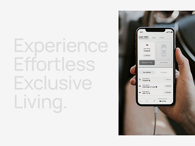 Aston Martin Residences App aston martin figma interface design mobile app premium real state residence smart app smart key ui