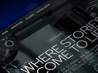 Toei Studios Kyoto branding cinema design japan movies toei web webdesign website