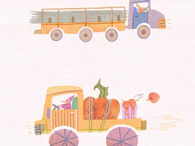 Get ready for the best Halloween ever animation art artwork autumn design halloween harvest illust illustration ipad love peachtober25 peachtober25truck photoshop pumpkin truck tweetyheather vehicle