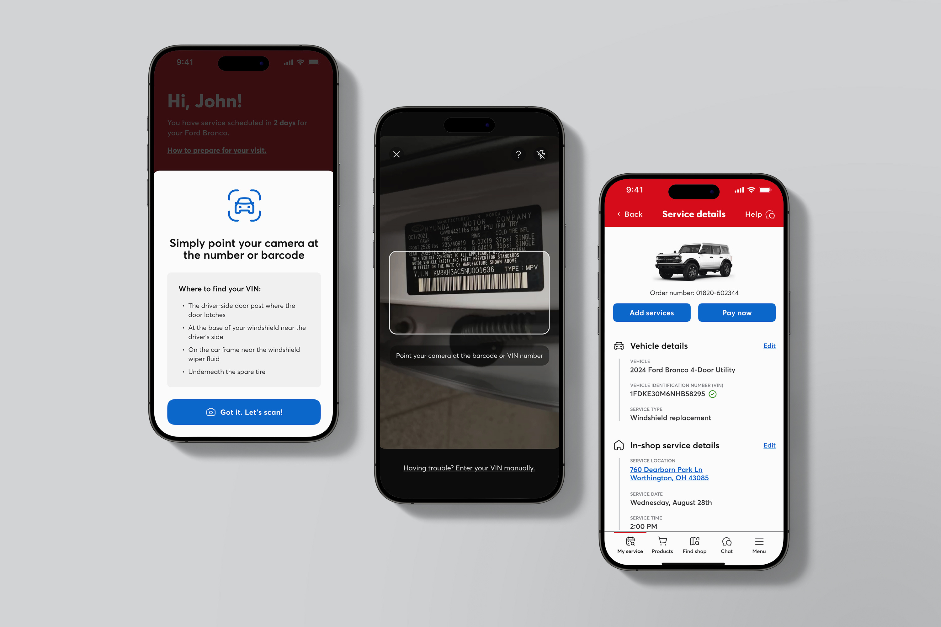 Safelite App app appclip automotive booking graphic design mobile product design repair ui ux