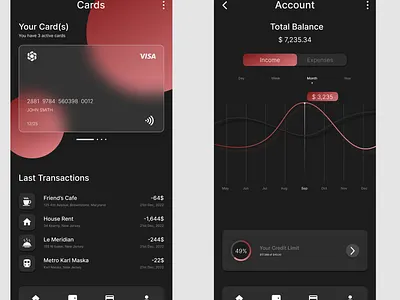 Bank App Glass Morphism app bank design glass morphism graphic design nigeria ui ux