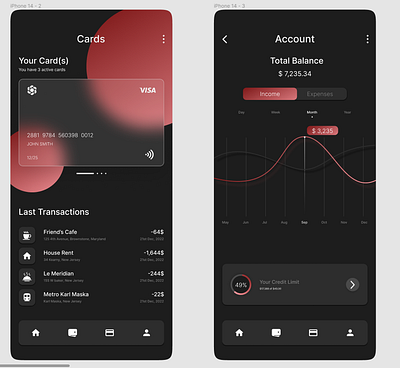 Bank App Glass Morphism app bank design glass morphism graphic design nigeria ui ux