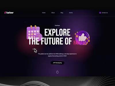 FanFever - Chinese Media Platform app appdesign china chinese fanfever graphic design media web webdesign