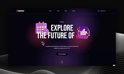 FanFever - Chinese Media Platform app appdesign china chinese fanfever graphic design media web webdesign