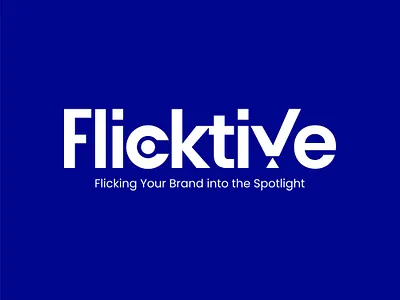 Flicktive Logo Design branding chat logo design graphic design illustration logo logo design vector