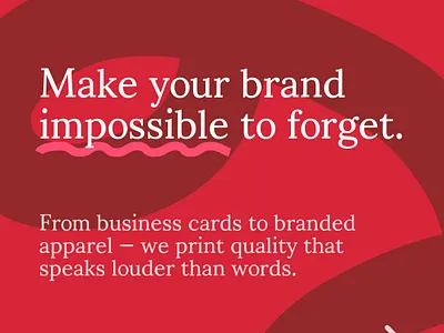 Printing Services Company - Social Media Design Post artwork company design figma graphic design modern post printing services social media squiggle