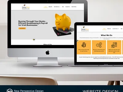 Building the Busy Bee Bookkeeping Brand & Website web design
