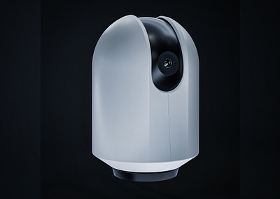 3D Camera Product 3d 3d art blender branding clean dark design glass modern product security