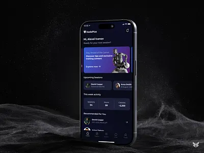 Fitness App - KodaPlus app design coach figma fitness fitness app fitness coaching gym health lifestyle personal trainer personal training training training app ui ux wellness app workout tracker