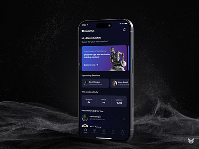Fitness App - KodaPlus app design coach figma fitness fitness app fitness coaching gym health lifestyle personal trainer personal training training training app ui ux wellness app workout tracker