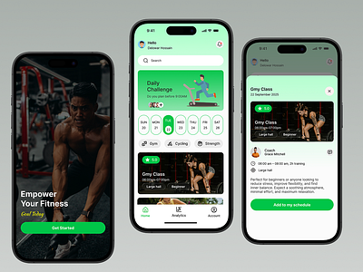 Fitness App delowar figma fitness fitnessapp mobileappdesign uidesign uiux ux