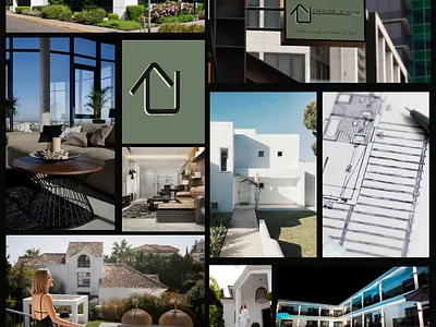 Modern Real Estate Design branding graphic design logo