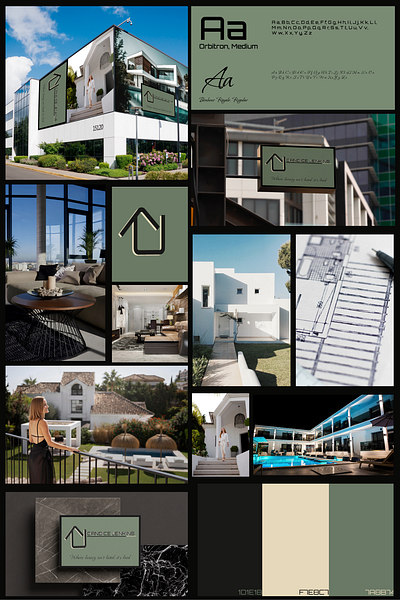 Modern Real Estate Design branding graphic design logo