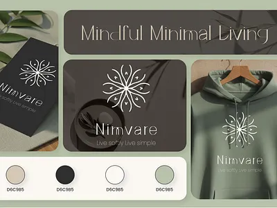 Brand Style Guide For Nimvare Fashion Brand abstract logo brand design brand identity brand style guide branding clothing brand fashion brand graphic design logo design luxury minimalist nimvare premium