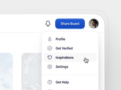 Profile Drop-Down UI Exploration 🎯 clean cleanui dropdown profile ui unititledui