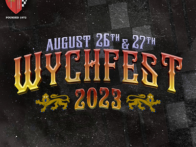 Wychfest Logo for the DRFC branding design graphic design illustration logo