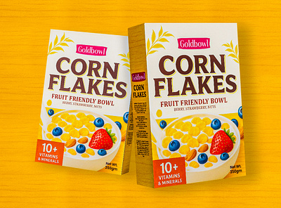 Cornflakes Box Design - Food Packaging and Label Design box design box label box label design box packaging box packaging design corn flakes box corn flakes box packaginjg cornflakes box cornflakes box design food packaging food packaginjg food packaginjg design label design packaging design product label snack label snack label design snacks packaging snacks packaging design