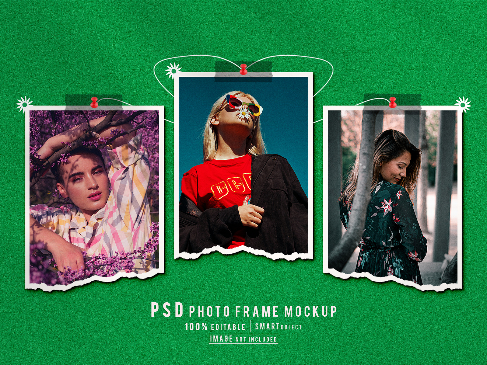 PSD photo frame set moodboard mockup template by Md Abdul Kader on Dribbble