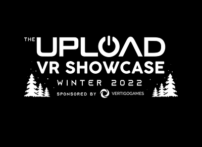 Artwork for The Upload VR Showcase Winter of 2022 application graphics architectural design branding design graphic design illustration interior design logo print production ui