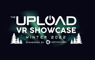 Finalized Artwork for The Upload VR Showcase of Winter 2022 application graphics architectural design branding design graphic design illustration interior design logo print production ui
